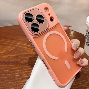 เคสโทรศัพท์แม่เหล็กแบบด้านสองสีรุ่นใหม่สำหรับ iPhone 17 16 15 14 Plus 13 12 11 Pro Max  แบบโปร่งแสง ป้องกันแรงกระแทก  ฝาหลังแข็ง - Product Image 4