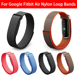 Wholesale Pulsera 18mm Nailon <span class=keywords><strong>El</strong></span>ástico Antibacteriano PC Connector para Google <span class=keywords><strong>Fitbit</strong></span> Air Tracker Correa Repuesto - Product Image 3