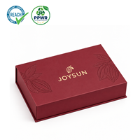 Boîte magnétique rigide en forme de livre, personnalisée, avec gaufrage en feuille d'or de qualité alimentaire, boîte cadeau magnétique pour truffes au chocolat de luxe