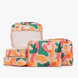 Produk baru 5 buah set tahan air tahan perjalanan penyimpanan tas perlengkapan mandi travel organizer tas set