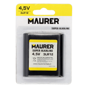 Batteria Alcalina Maurer 3LR12 / Flacone (Confezione Blister da 1 Pezzo) - Product Image 1