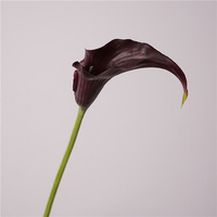 Nouvelles fleurs artificielles Calla Lily hollandaises, aspect doux, pour mariage, photographie en extérieur, accessoires de décoration intérieure