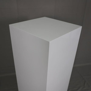 Supporti Cilindrici Bianchi per Tavolo Dessert, Centrotavola Matrimoniali e Decorazioni da <span class=keywords><strong>Tavola</strong></span>, Set di Piedistalli Quadrati per Torte, Accessori per Feste - Product Image 2