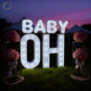 Cheapparty tổ chức sự kiện trang trí 3ft 4ft ngoài trời đám cưới khổng lồ tình yêu kết hôn với tôi lớn marquee kim loại thư ánh sáng lên dẫn số chiếu sáng dấu hiệu - Product Image 1