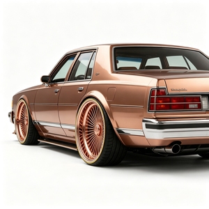 Cerchi a Raggi Cromati in Oro Rosa Stile Dayton Personalizzati 20-28 Pollici 5x120 5x127 5x127 per Automobili - Product Image 2