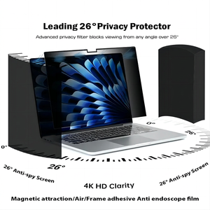 <span class=keywords><strong>Film</strong></span> de protection de confidentialité magique pour MacBook Air/Pro 13/14 – Dureté souple – Empêche les regards indiscrets – Compagnon de sécurité informatique - Product Image 2