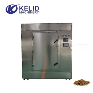 PLC kabinet kontrol jenis Microwave BSF larva pengering Mealworm perlengkapan Oven pengering