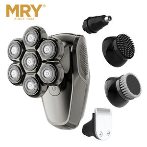 Rasoir <span class=keywords><strong>électrique</strong></span> 5 en 1 pour hommes, rasoir <span class=keywords><strong>électrique</strong></span> étanche à tête chauve pour hommes, tondeuse à barbe rechargeable, machine à raser - Product Image 1