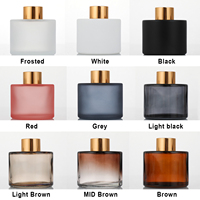 Bouteilles de diffuseur à roseaux rondes vides personnalisées de 120 ml, conteneur de diffuseur de luxe, Geurrietje, PARFUM À REMPLIR PERSONNALISÉ