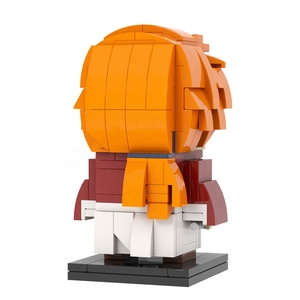 Anime personalizzato figura <span class=keywords><strong>Rurouni</strong></span> <span class=keywords><strong>Kenshin</strong></span> HIMURA testa di mattoni <span class=keywords><strong>KENSHIN</strong></span> Mini giocattoli set di blocchi da costruzione mattoni - Product Image 5