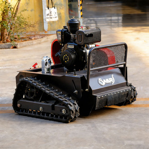 Tondeuse à gazon professionnelle industrielle diesel/essence 4 temps autopropulsée, largeur de coupe 500 mm, zéro-turn, éjection arrière, sur chenilles - Product Image 5