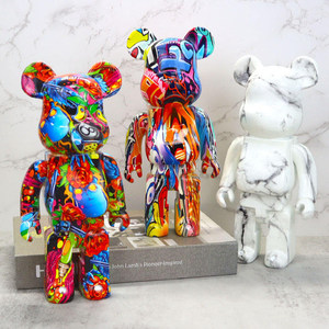 Venta al por Mayor de Fábrica, Bloques de Construcción <span class=keywords><strong>Mini</strong></span> Ensamblados, Colección de Osos, Micro Bloques de Construcción, Figuras de Osos Negros Bearbrick, Juguetes - Product Image 6