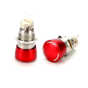 QIANNIAN Interrupteur d'arrêt d'urgence à bouton-poussoir tête de champignon 19 mm (QN19-J2) – Nouveauté - Product Image 1