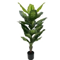 Plantes artificielles tropicales vertes Pothos pour la décoration de salon, aménagement paysager, décorations de Noël et de Thanksgiving
