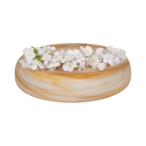 Ciotola decorativa moderna in vetro per centrotavola da caffè, accessorio per l'arredamento della casa - Product Image 2