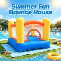 Château gonflable pour enfants en tissu Oxford personnalisé, trampoline pour jardin, cour arrière, jeux de plein air pour enfants, fête, jeu, jouet