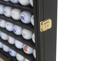 Vitrina <span class=keywords><strong>de</strong></span> Pared con 7 Estantes para 49 Pelotas <span class=keywords><strong>de</strong></span> Golf, Puerta con Cerradura, Caja <span class=keywords><strong>de</strong></span> Exhibición para Colección <span class=keywords><strong>de</strong></span> Pelotas <span class=keywords><strong>de</strong></span> Golf - Product Image 4