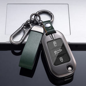 Funda para llave de coche de calidad de lujo, funda para llave remota inteligente para Peugeot 3008 4008 5008 <span class=keywords><strong>Citroen</strong></span> C4 C4L C6, accesorios para llave de <span class=keywords><strong>C3</strong></span>-XR - Product Image 3