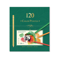 Ensemble de 120 crayons de couleur à base d'huile de qualité supérieure avec boîte cadeau haut de gamme pour les artistes, fournitures de dessin et de peinture