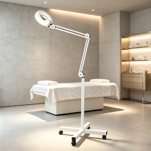 Lampe de table LED avec loupe, outil d'extension de cils, en métal et plastique, lampe grossissante professionnelle - Product Image 3