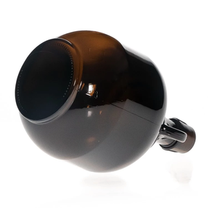 Shanghai Linlang vente en gros PALLA balançoire 64oz 2L ambre growler bouteille en verre ronde avec balançoire haut et poignée - Product Image 4