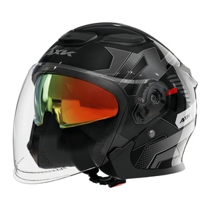 <span class=keywords><strong>Casco</strong></span> <span class=keywords><strong>de</strong></span> Motocicleta Abierto <span class=keywords><strong>de</strong></span> Alta Calidad, Material ABS, Visores Dobles con Lente Interior Ajustable <span class=keywords><strong>Antivaho</strong></span>, Cómodo - Product Image 4