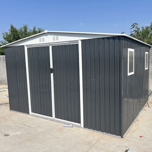 <span class=keywords><strong>Abri</strong></span> <span class=keywords><strong>de</strong></span> <span class=keywords><strong>jardin</strong></span> préfabriqué <span class=keywords><strong>en</strong></span> métal gris zingué à 2 fenêtres pour outils <span class=keywords><strong>de</strong></span> <span class=keywords><strong>jardin</strong></span> - Product Image 5