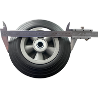 Fabricant anti-crevaison petit 8 "8*2 avec jante en métal pour Dolly Mover Garden Trailer Farm Cart Solid Rubber Powder Wheels