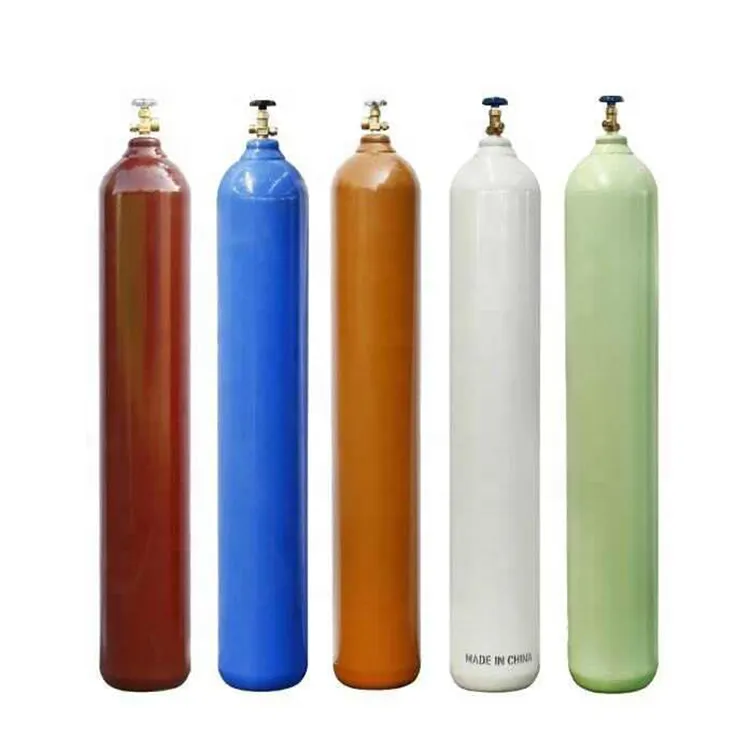 Dot Tped Iso9809 Seamless 30L Oxygen/Nitrogen/Co2/Argon/Hydrogen Gas Tank Cylinder/Bottle Price For Industrial Medical