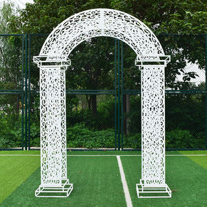 Nuevo Arco de Hierro Forjado para Decoración de Bodas 2023, Estilo Europeo, para Exteriores, con Diseño de Puerta de la Felicidad, Accesorios para Bodas, Fondo Decorativo - Product Image 4