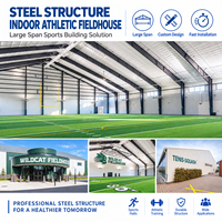Stade sportif en structure métallique préfabriquée GloStar, stade de football à grande portée, arène d'athlétisme et lieu d'événements polyvalent