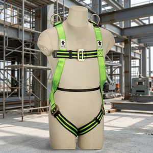 Harnais de sécurité complet réglable, ceinture de protection contre les chutes, soutien pour la taille, les jambes et les épaules, pour les travaux de construction et de sauvetage - Product Image 3
