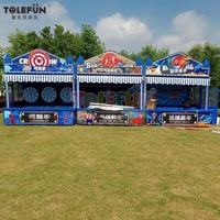 Machines de divertissement de plein air Tolefun CE Luna Park, jeux de fête foraine populaires, jeux de pêche électriques de carnaval, stand de ballons pour parc d'aventure