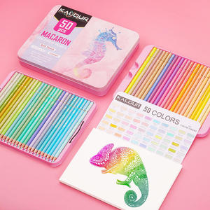 Glitter 50 renkli kalem 50 renk çizim boyama ahşap Macaron renkli kalemler çocuklar öğrenciler için <span class=keywords><strong>Set</strong></span> - Product Image 2