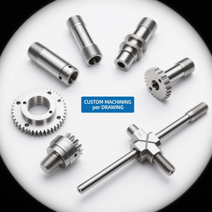 Acero inoxidable 304 Mecanizado Servicio de torneado Máquina de helado Piezas de tubo Eje de transmisión recto Eje de motor de CC - Product Image 5