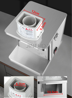220v 110v grand rapide ondulé pomme de terre dés déchiquetage puces en acier inoxydable traitement des légumes trancheuse frites Cutter Machine