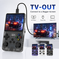 Console de jeu portable rétro YUXU R36HD TV-OUT, écran HD de 3,5 pouces, 64 Go, 3500 mAh, lecteur de jeux vidéo portable, 15 000 à 18 000 jeux N64