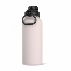 Nieuwe Aankomst Vacuümfles 2024 Hydroflask Termos Waterfles Wit Roestvrijstalen Deksel Geïsoleerde Waterflessen 1 Liter Voor Kinderen - Product Image 3