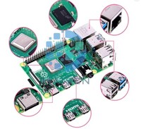Original Raspberry Pi 4B Modelo 1/2/4/8GB RAM 1,5 GHz Quad-Core CPU BT 5,0 Gigabit Ethernet para IoT/Proyectos integrados