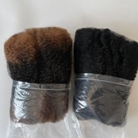 Extension per capelli afro kinky in fibra sintetica da 100g, 12 pollici, ad alta densità, per trecce, dreadlock e intrecciature per donne nere