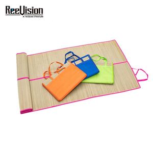 Tappetino da spiaggia per esterni di alta qualità per campeggio Logo personalizzato stampato in poliestere e <span class=keywords><strong>paglia</strong></span> - Product Image 3