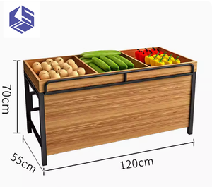 Cửa hàng trái cây khung lưu trữ giá hiện Đại siêu thị trái cây và rau quả hiển thị giá - Product Image 3