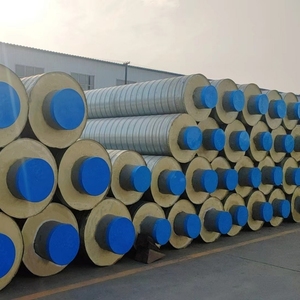 Nhà Sản Xuất Trên Cao Mạ Kẽm Tấm Sắt Áo Khoác Nhiệt Độ Cao Chịu Nhiệt Pre Cách Điện Ống Thép Cho Hơi Nước - Product Image 4