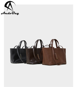 Sac fourre-tout d'épaule en cuir de vachette souple Andong pour femme, idéal pour les voyages, le quotidien, le travail, et les sorties en extérieur – Sac bandoulière et sac à main - Product Image 3