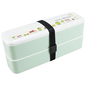 Japanese Style Minimalist Double Layer Bento <b>Box</b> Wooden Lid Microwave Safe Rectangle <b>Lunch</b> <b>Box</b> Portable Slim Design - Product Image 4