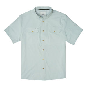 Camisa de pesca con capucha y espalda abierta, de poliéster plateado, manga larga, con protección solar SPF 50, camuflaje digital, con botones. - Product Image 6