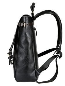 Tas Selempang Ganda Gaya Korea Ransel Fashion Mahasiswa Ransel <span class=keywords><strong>Laptop</strong></span> PU Ramah Lingkungan Tahan Air Resleting 20-35L - Product Image 4