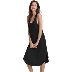 Chemise de nuit sans manches en viscose de bambou pour femme, dos nageur, grandes tailles S-4X, vêtement de nuit rafraîchissant, vente en gros - Product Image 1