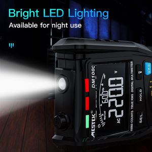 <span class=keywords><strong>ESR</strong></span>およびNCVテストメーター機能を備えたDM100CデジタルスマートマルチメータープロフェッショナルオートレンジAC/DCトランジスタテスター - Product Image 3