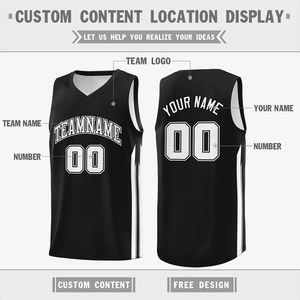 เสื้อบาสเก็ตบอลแบบกำหนดเองสำหรับผู้ชาย คอวี ระบายเหงื่อได้ดี พิมพ์ลายตามสั่ง ชื่อทีม หมายเลข ชื่อส่วนตัว ชุดกีฬาสำหรับผู้ใหญ่แบบยูนิเซ็กซ์ - Product Image 3